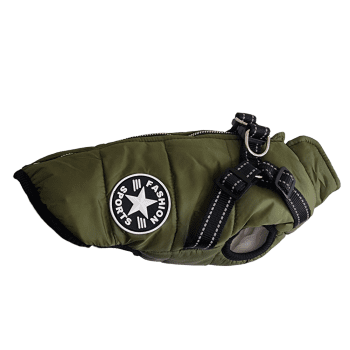 Dog Jacket Army Green